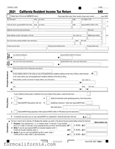 Blank Ca 540 PDF Form