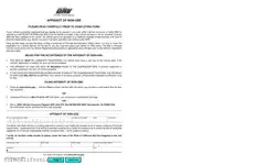 Blank California Affidavit of Non-Use REG 5090 PDF Form