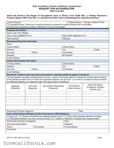 Blank Ca Participating Application PDF Form