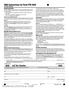 Blank California 3522 PDF Form