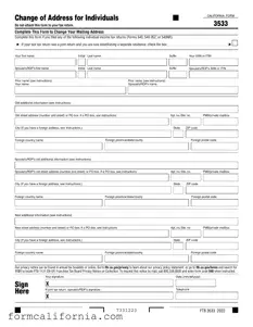 Blank California 3533 PDF Form