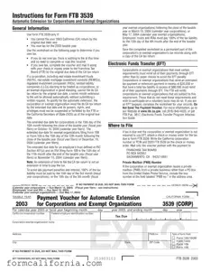 Blank California 3539 PDF Form