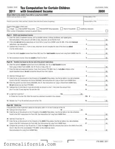 Blank California 3800 PDF Form