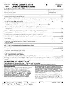 Blank California 3803 PDF Form
