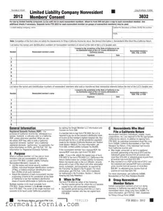 Blank California 3832 PDF Form