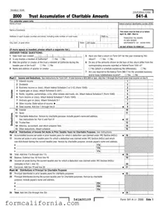 Blank California 541 A PDF Form