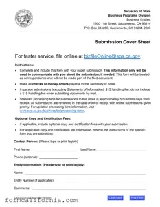 Blank California Llc 1 PDF Form
