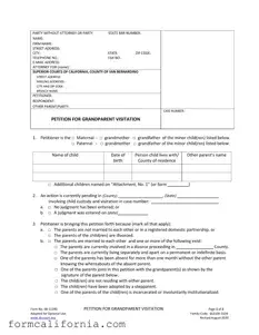 Blank California Sb 11290 PDF Form