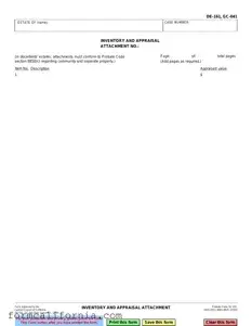 Blank De 161 Gc 041 PDF Form